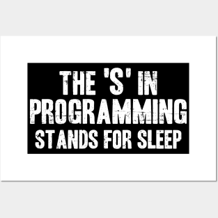 Funny Programming Sleep Software Developer Coding Posters and Art